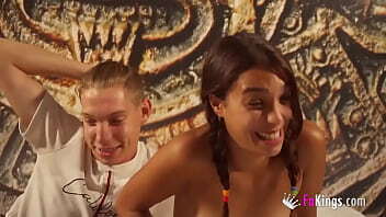 HE CAN'_T BEAR IT!!! Dude tried to watch his girlfriend being pounded