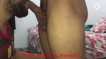 Mamei at&eacute_ ele gozar na minha boca