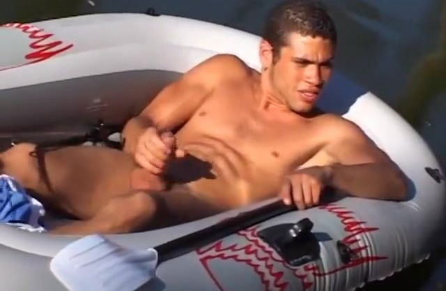 Gorgeous Stud Masturbates While Fishing