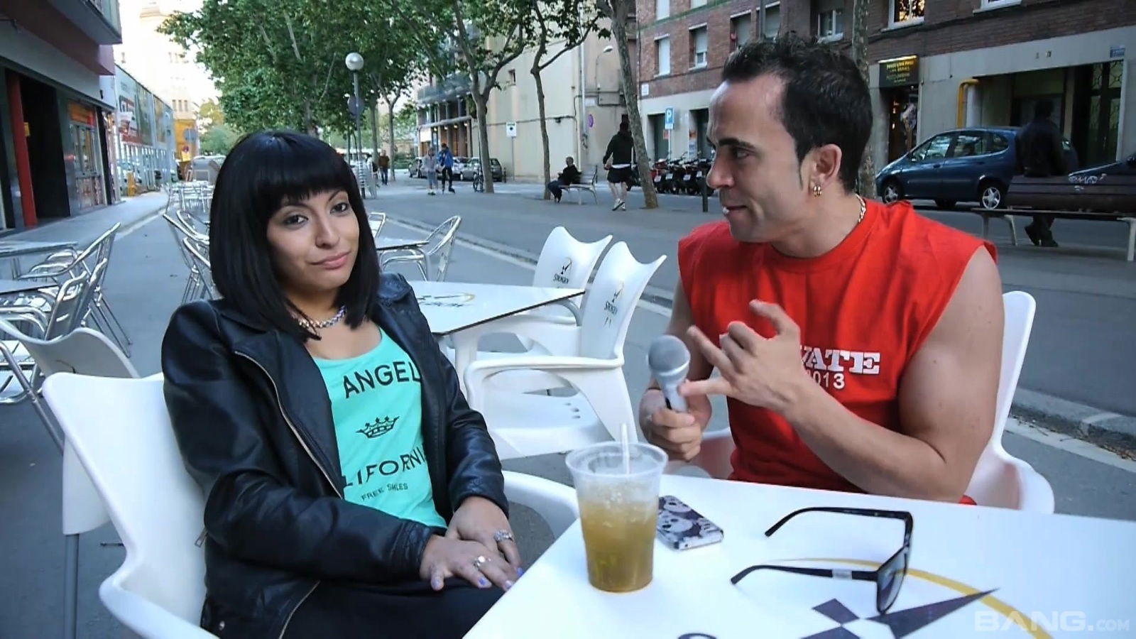 Rachel Woods wraps public outing with private interlude