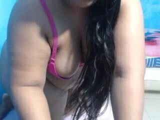 Latina with super fucks with dildo