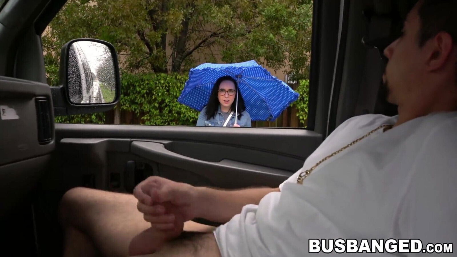 Helpless Scarlet picked stranger pays with