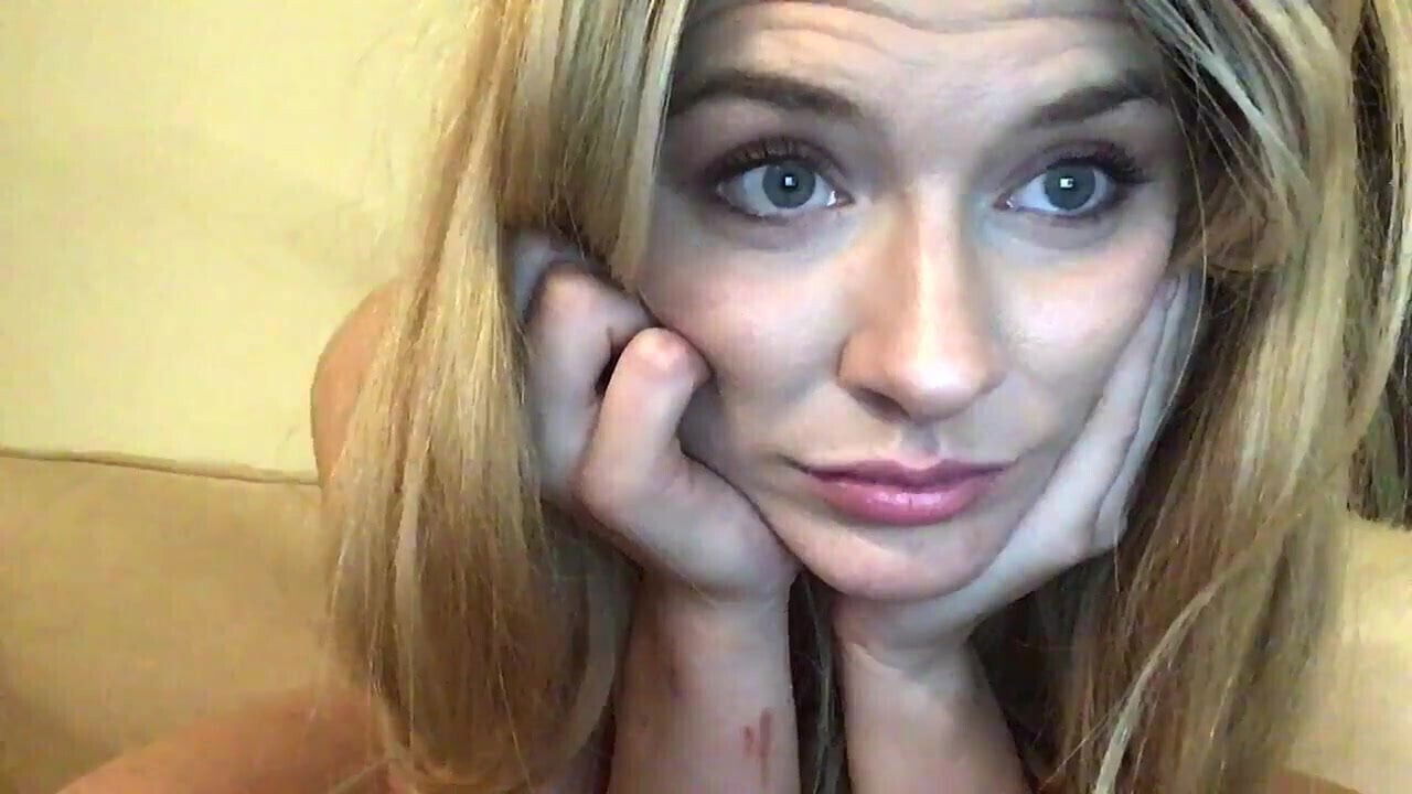 Woman shaking masturbating