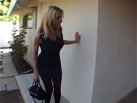 Awesome blonde lady Vivian West interesting meaningful relationship averse poked attratcive between pitch meetings