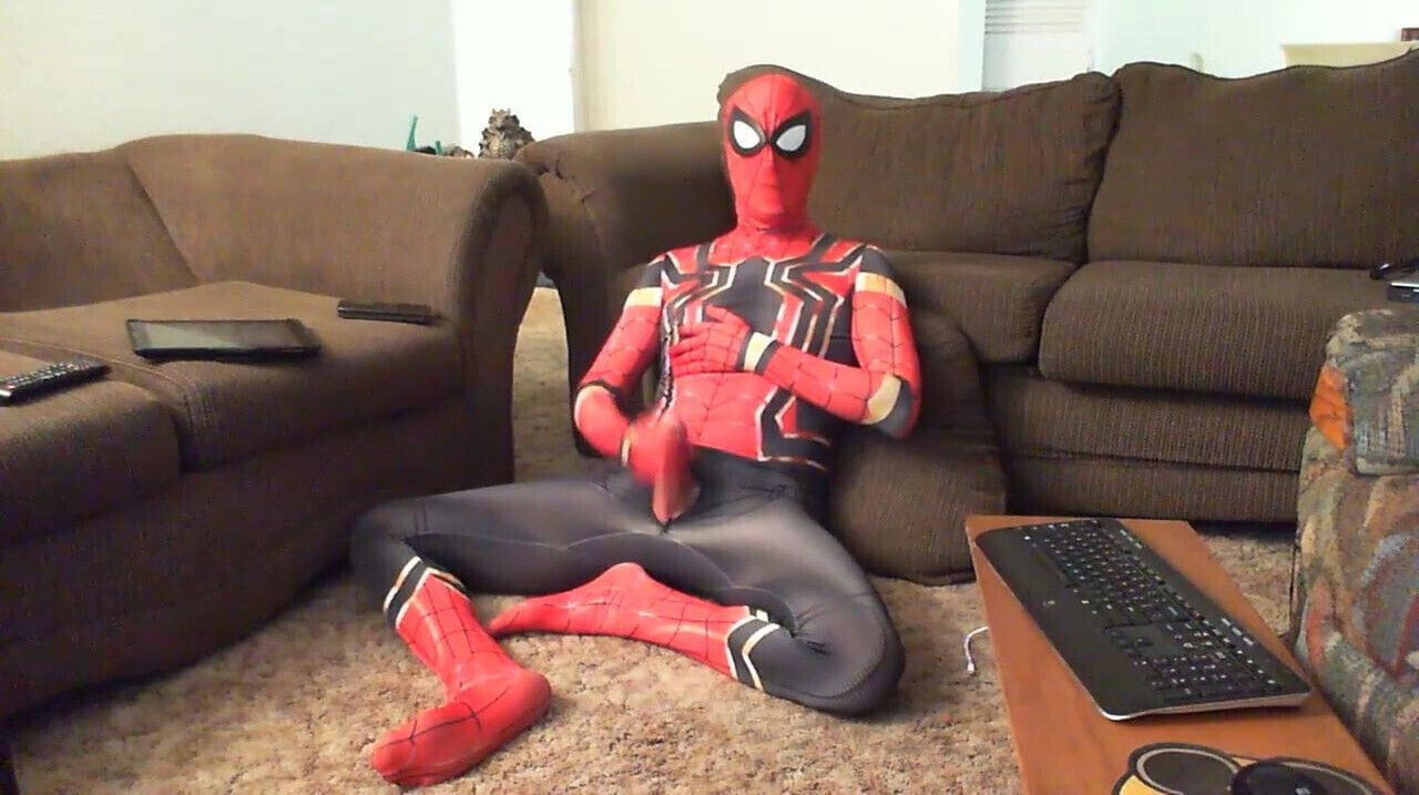Spiderman Working From Home