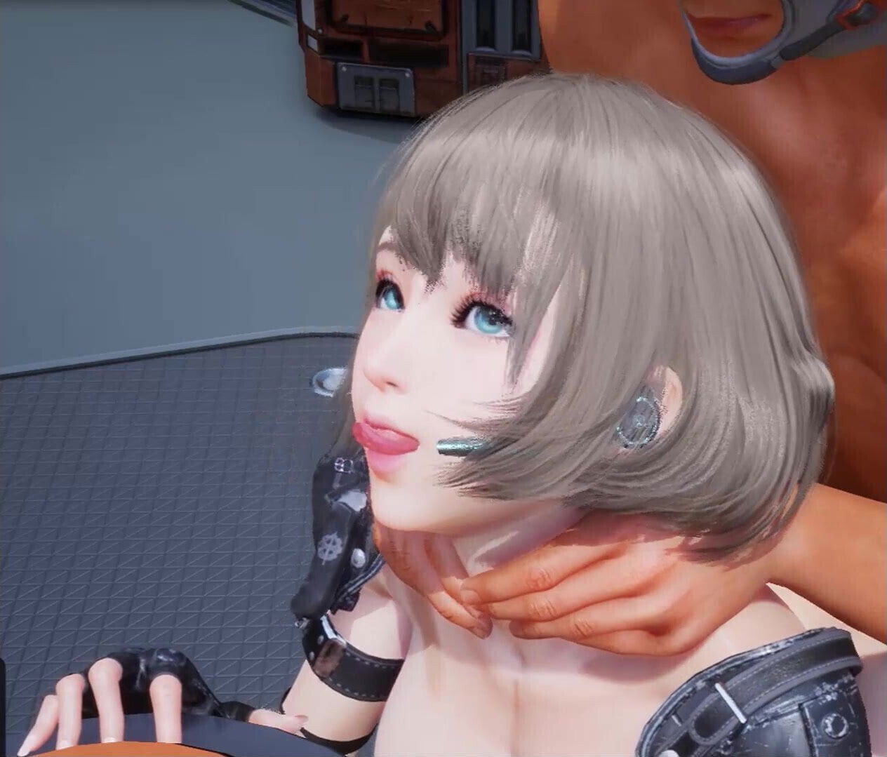 Hentai Sexy Boosty Girl Blowjob, Ahegao Face