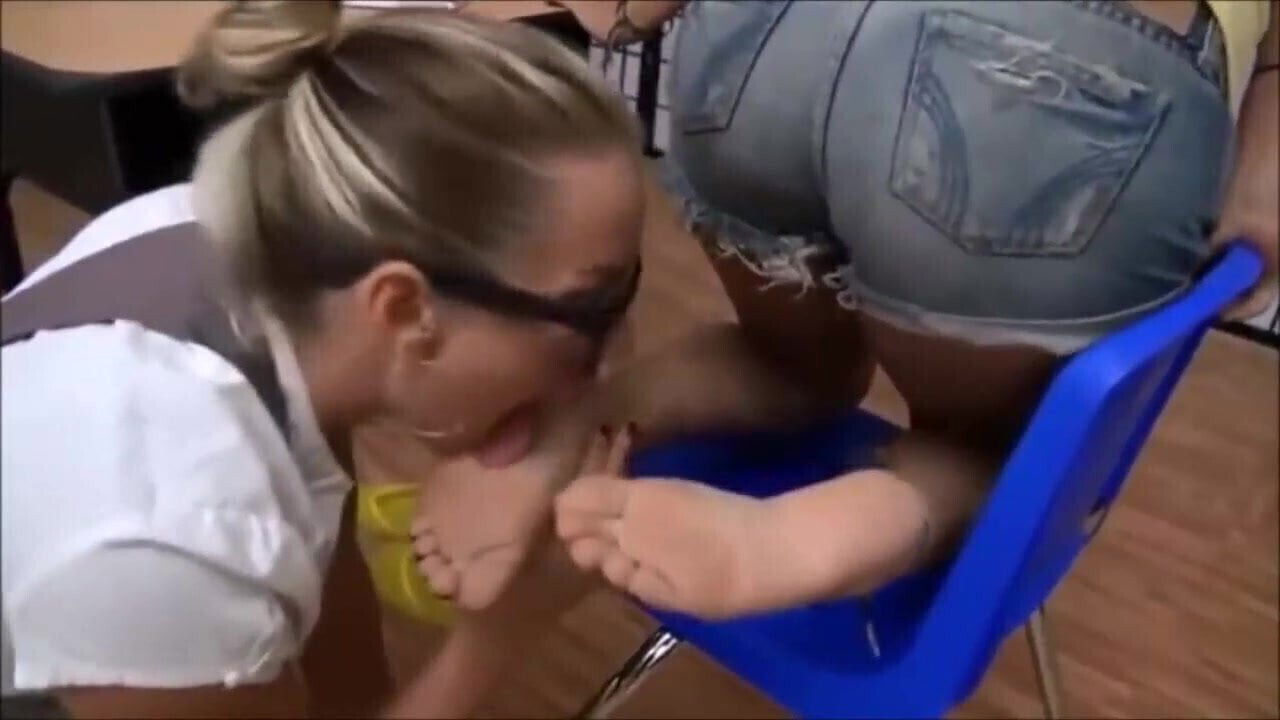 Licking feet Compilation