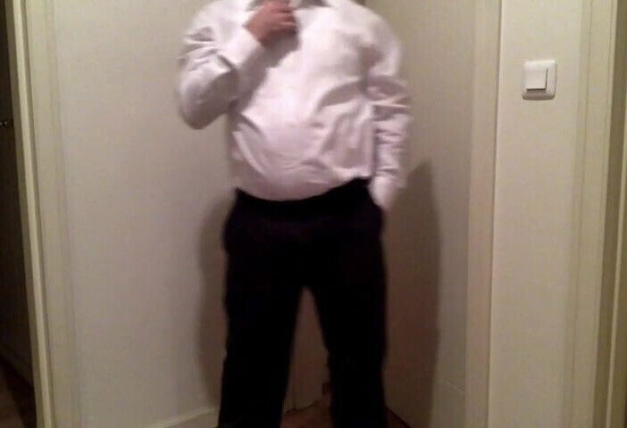 Undressing after work