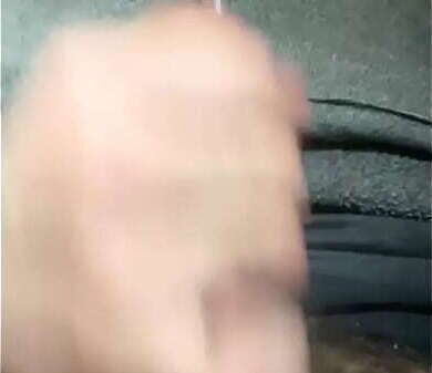 Stroking while hungry pussy.