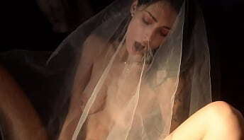 Horny teen bride can'_t wait husband
