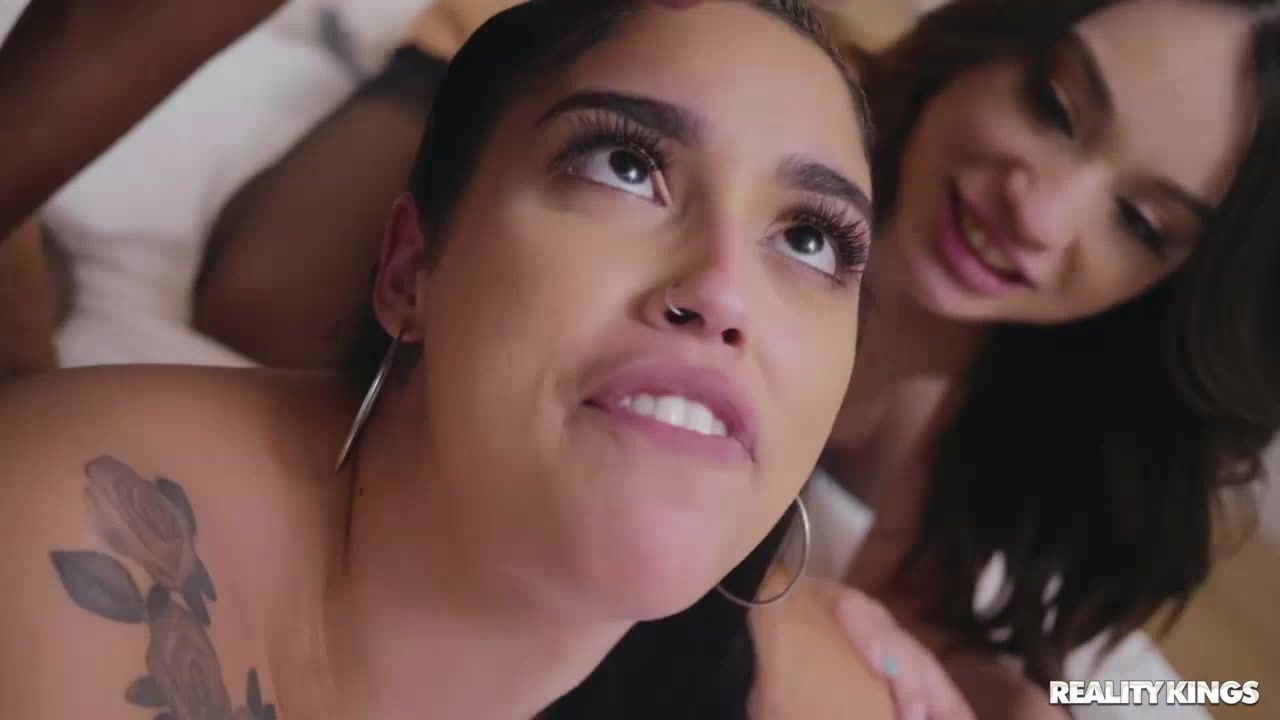 Handsome black lucky fuck spicy brunettes once