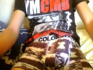 Horny year jerks huge