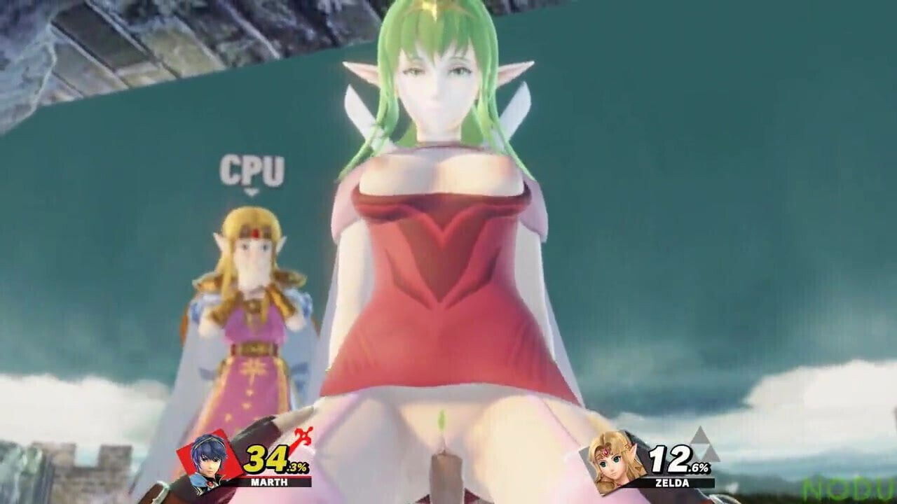 Fire Emblem Tiki rides Marth