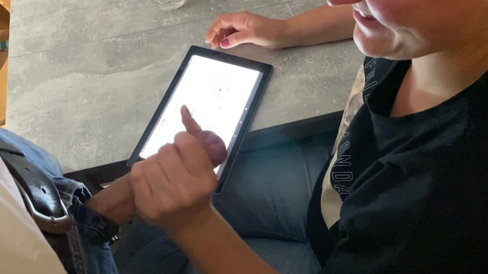 Blonde Teen deepthroat