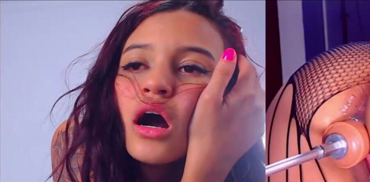 Girl gets pleasure from machine webcam (full video)