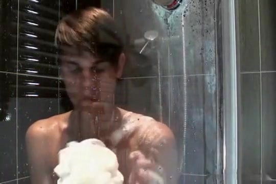 Soaping In The Shower Boy Gay Wet Time