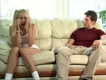 Fair-haired college girl with mosquito bites Evans prove stepdad just isn'_t lesbian every possible