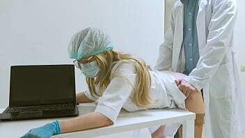 nurse wanted fuck much gave herself doctor office