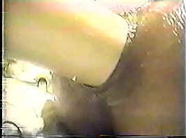 HUGE Dildo deep in ass.