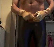 Leohex leggings satin