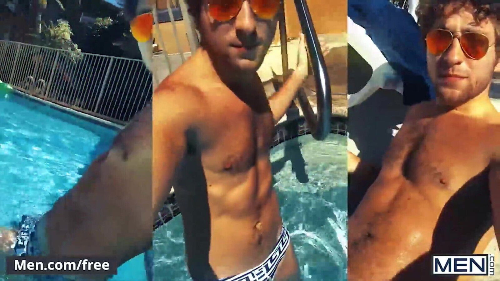 Calvin Banks Naked Touches Himself Watching