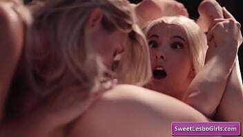 Sexy horny lesbian teacher student Kenzie Reeves, Jayna Woods finger fuck pussy classroom