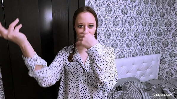 Fucking ass, pussy while husband sexwife work