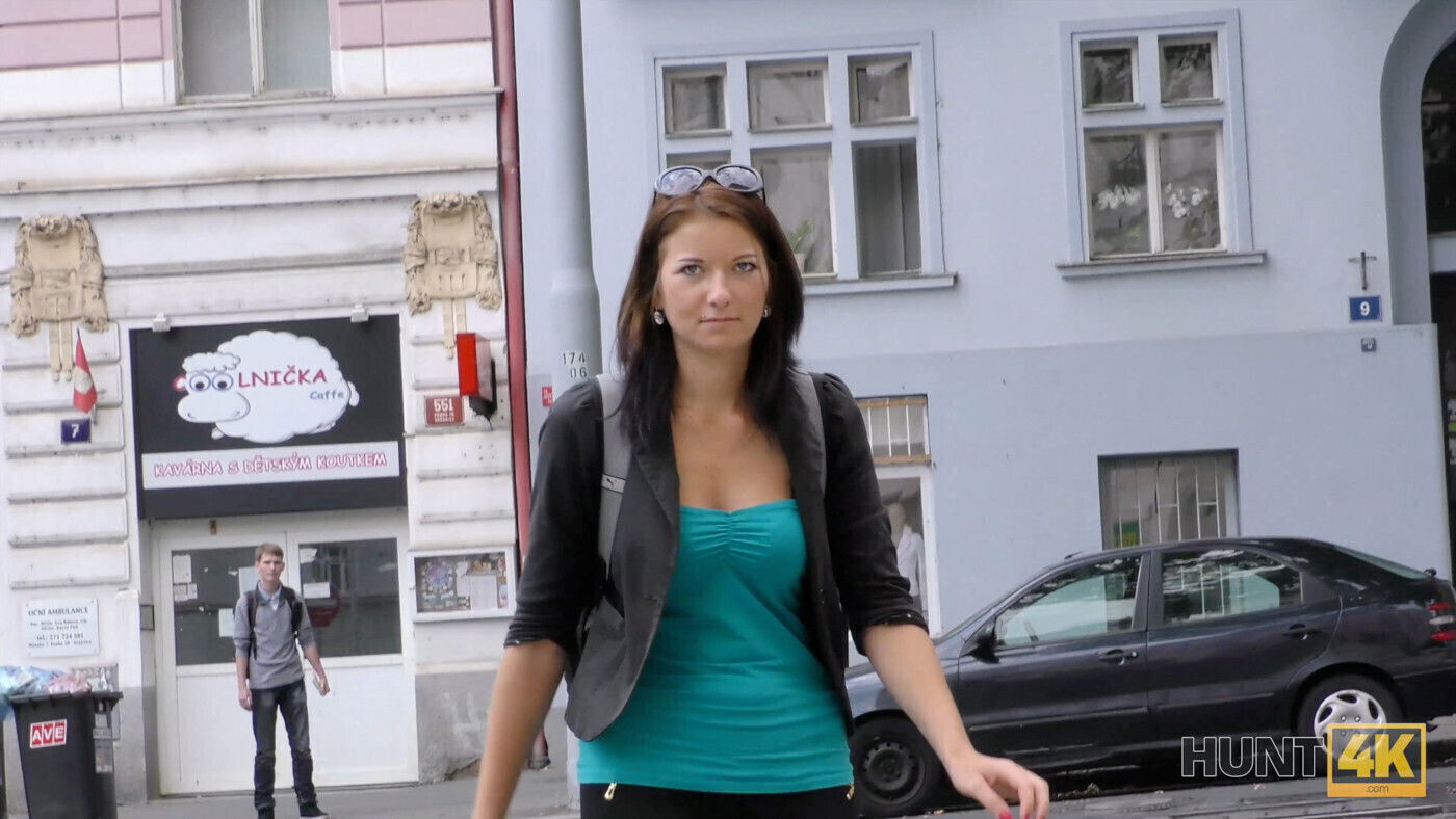 HUNT4K. Euro lassie ready undress make love