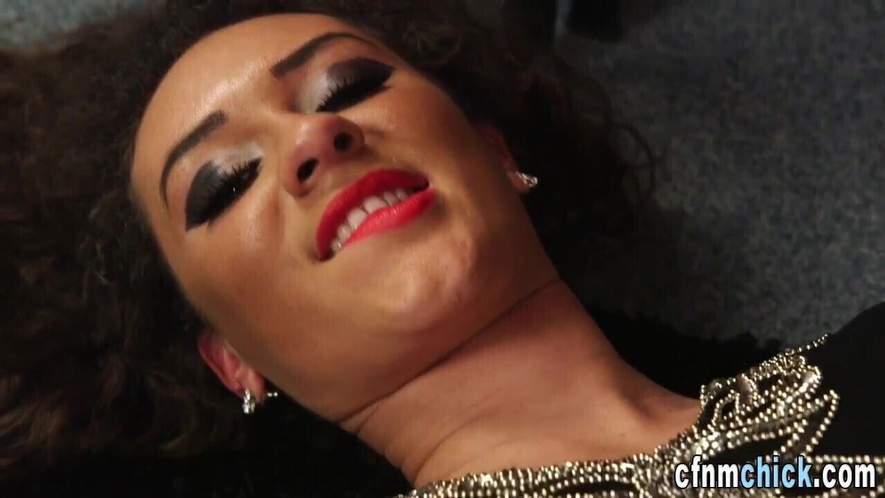 Glam clothed brit fucked naked submissive