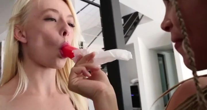 Nice lesbian interracial between Ashley Lovebug Maddy Rose