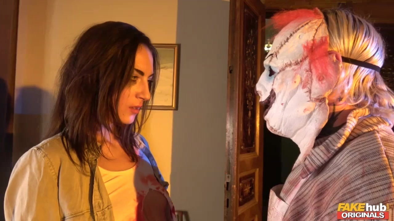 hot-bodied chick named Miky gets fucked hard Halloween