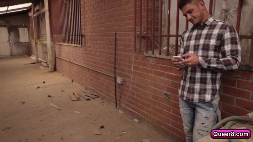 Colby Keller and Dato Foland meet and have really good sex in the alley