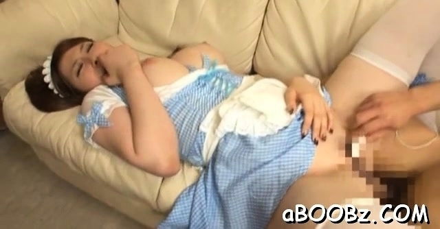 Wanton nipponese diva Momoka Nishina with large bangs