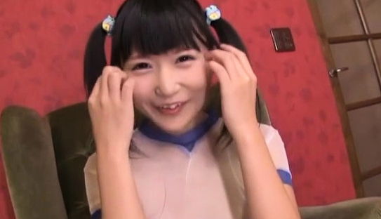 Cute teen girlfriend Miyu Nakatani deep throat fellatio