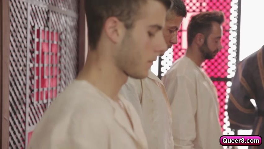 Christopher Daniels and Damien Crosse doing role playing sex.