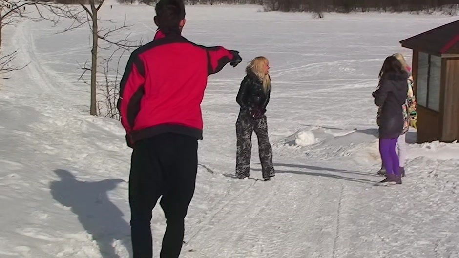 Alice Miller & Amelie Pure & Janet & Trinity in naked students enjoying hardcore group shagging