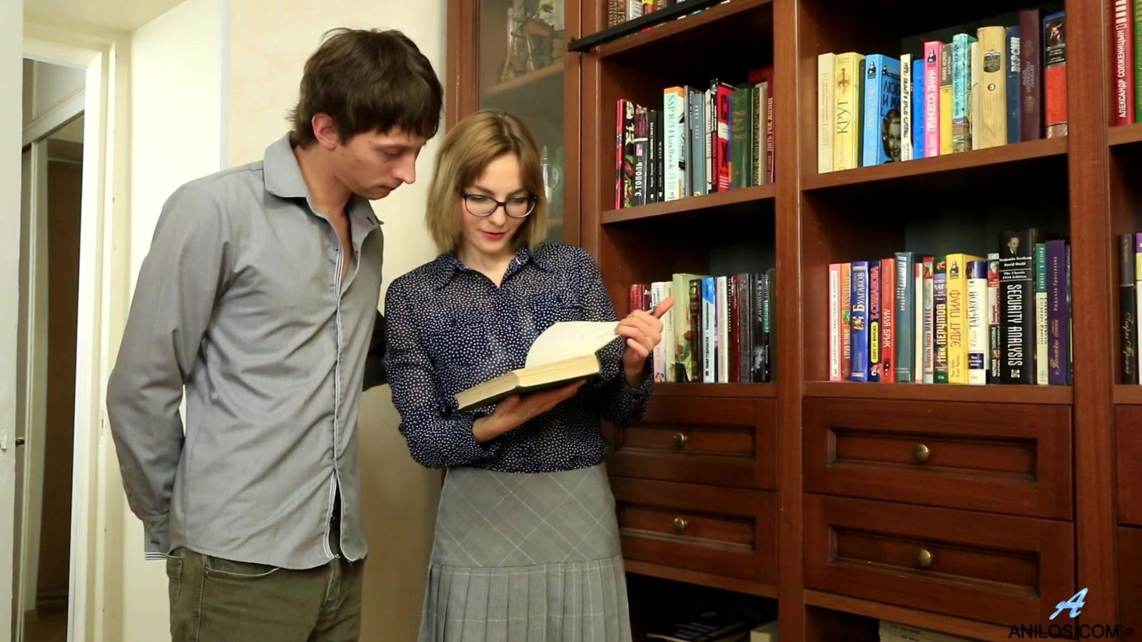 Judith Angel moans with pleasure while riding younger man's dick