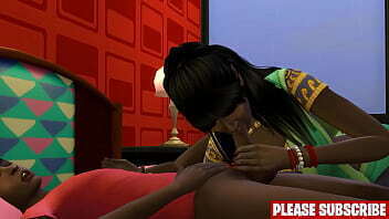 Indian Wakes With Blowjob Make Happy After Long Journey Home From School