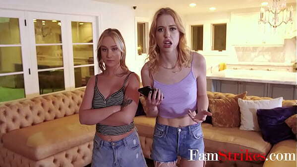 Desperate Brother Blackmails Naughty Influencer Sisters- Chloe Cherry, Gwen Viscious