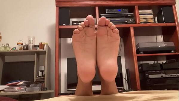 Sexy Soft Straight Mature Manly Creased Soles With Toes Pointed &amp_ Curled