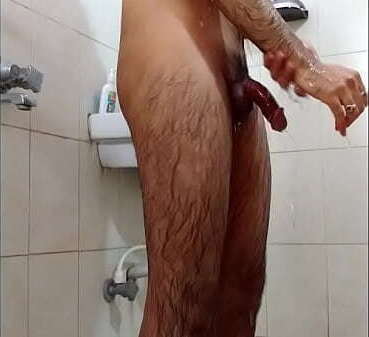 Horney Nude under shower