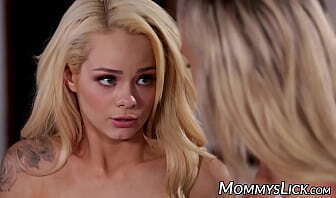 Stunning blonde dyke Elsa Jean pussy playing and fingering