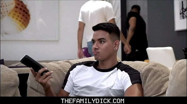 Teen Latino Cousin Seabrook Joins Cousins Silva &amp_ Hanes Garage Family Threesome