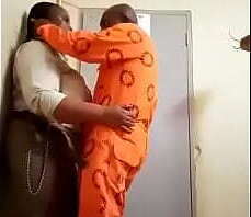 Prisoner having with security guard