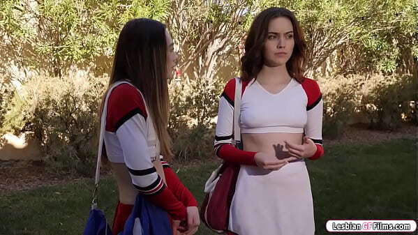 Petite cheerleader masturbating