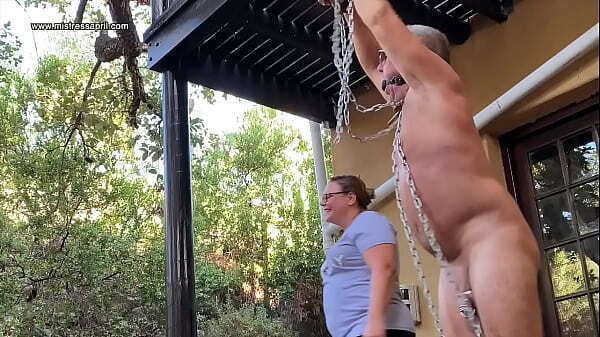 Dominatrix Mistress April Hooked dirty slave