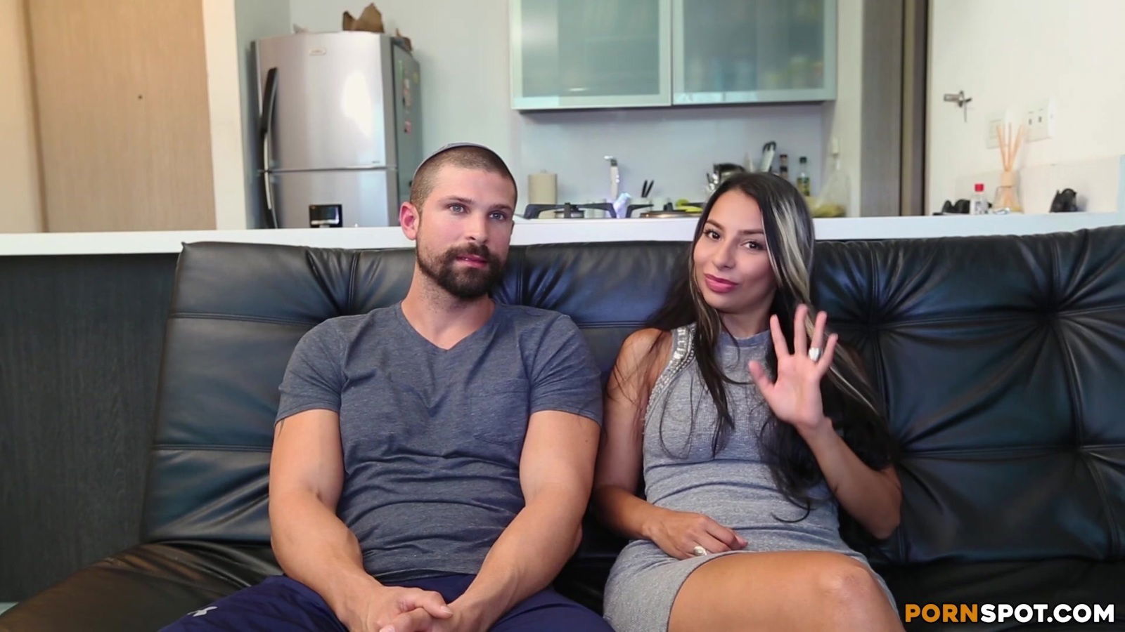 Beautiful amateur girl Catalina Diaz gives head rides cowgirl