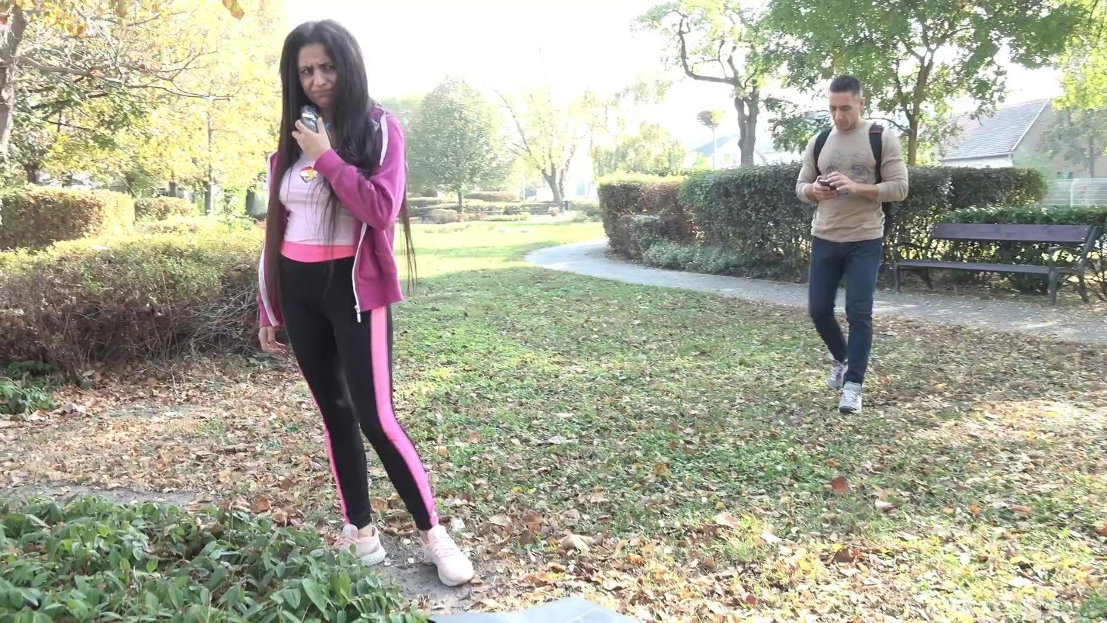 Amateur girl Sherril Collins with large fucked stud