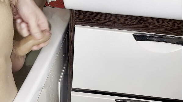SuperMDick33 hard masturbation dick bathroom