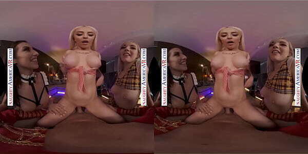 Naughty America Jamie Jett, Sandra Luberc, Spencer Bradley Halloween 4some